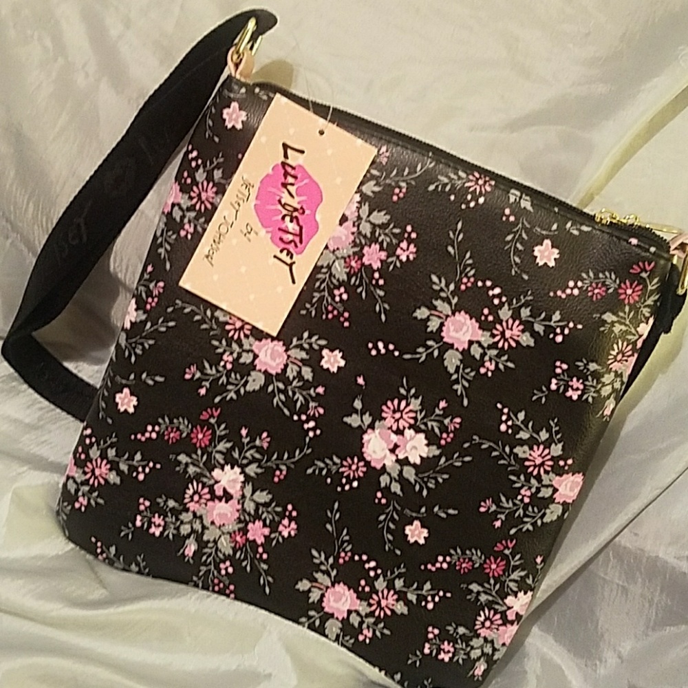 Betsey Johnson floral print crossbody - Picture 2 of 5